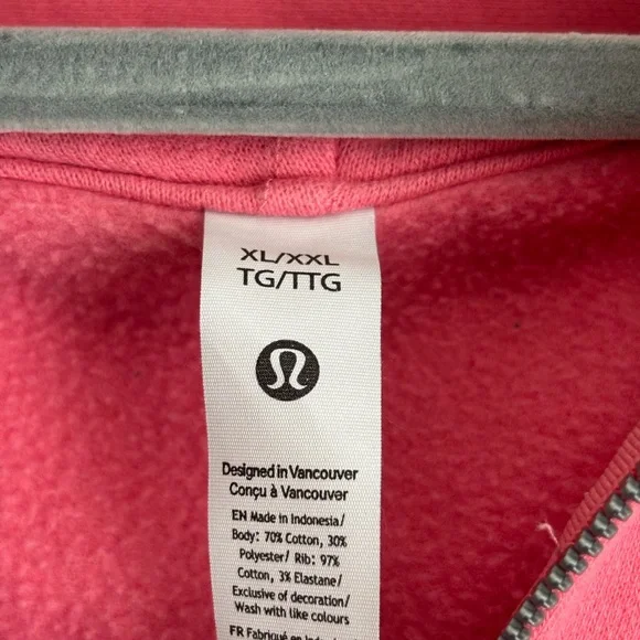 Womens Lululemon Size XL/XXL Oversized Full Zip Scuba Hoodie - Picture 2 of 12